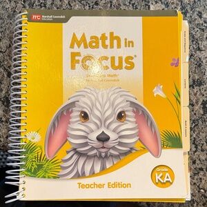 Math in Focus Singapore Math Teacher Edition Grade KA